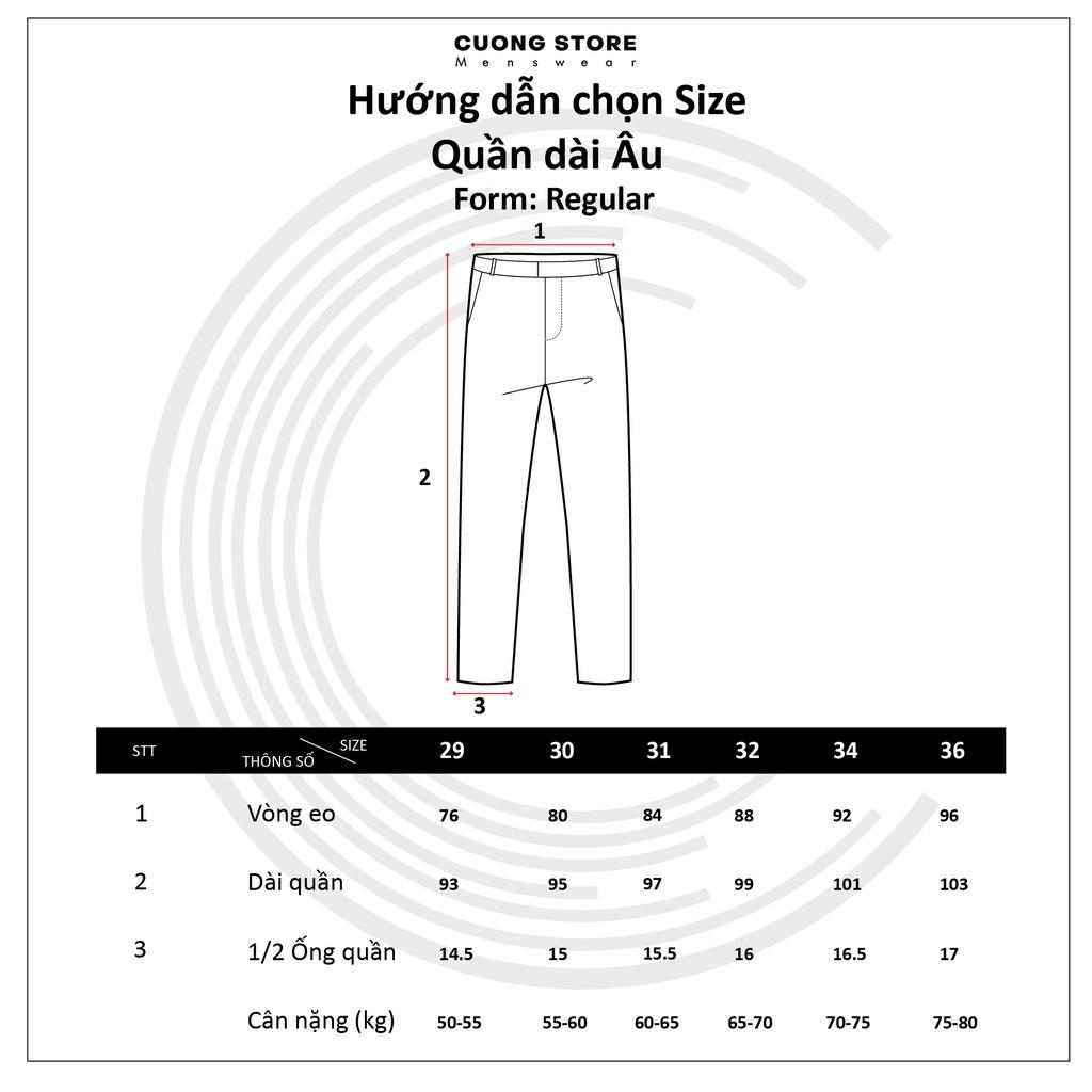 Quần tây nam cao cấp MRC T68R dáng vừa vặn, co giãn nhẹ thoải mái - MENFIT