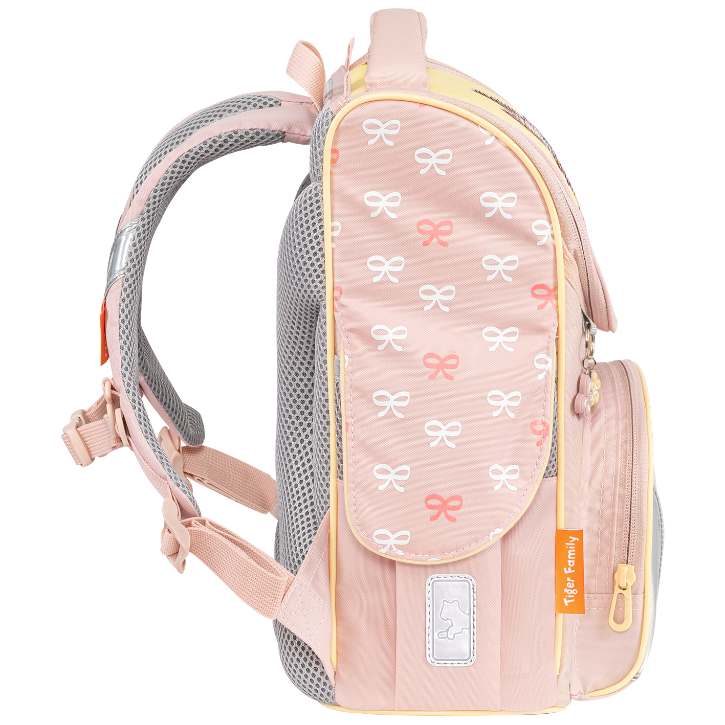 Cặp Chống Gù Nature Quest Schoolbag Pro - Bows and Bunny - Sequins - Tiger Family TGNQ-105A