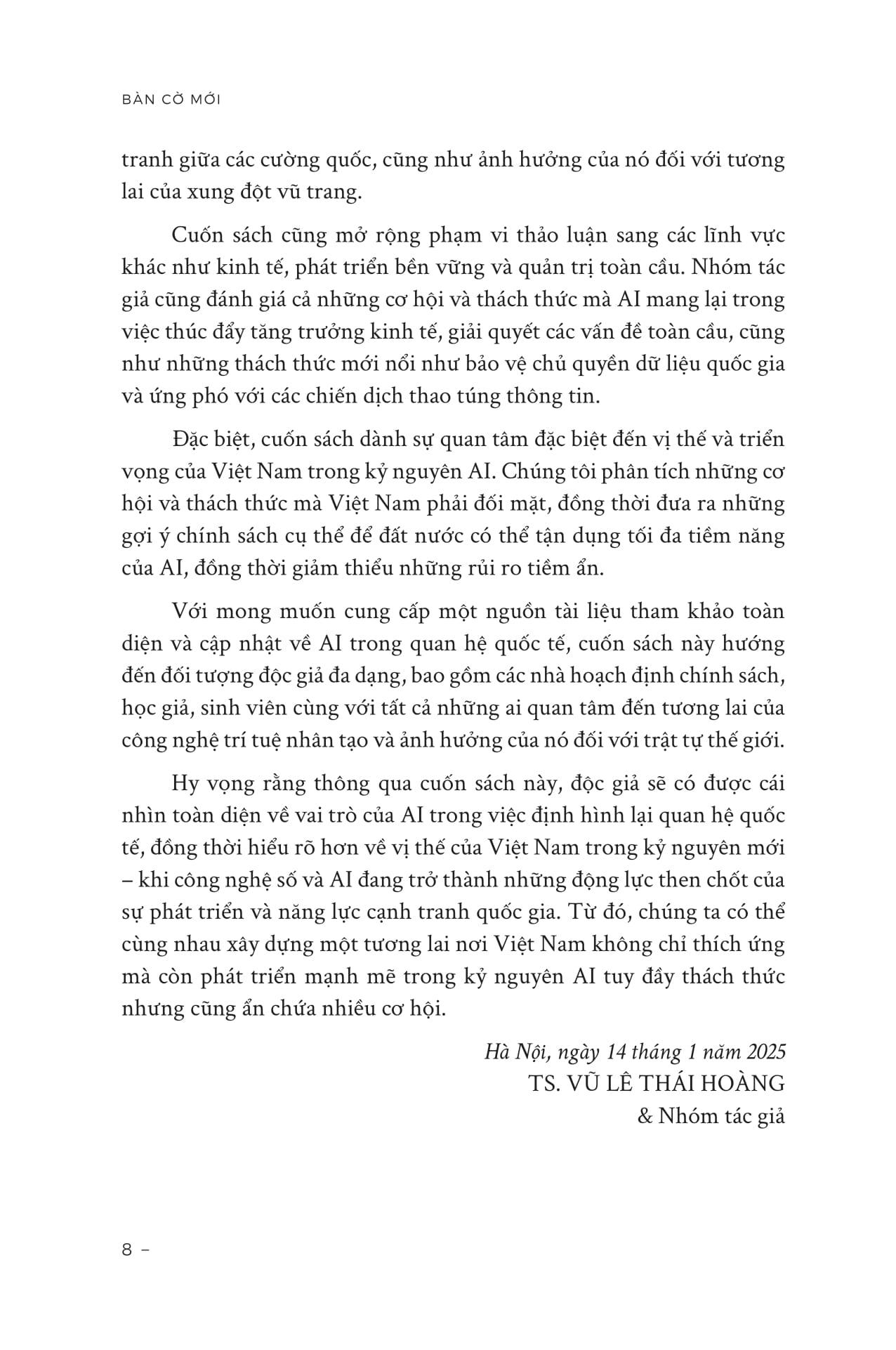 Sách - Bàn Cờ Mới - Tương Lai Quan Hệ Quốc Tế Trong Kỷ Nguyên AI