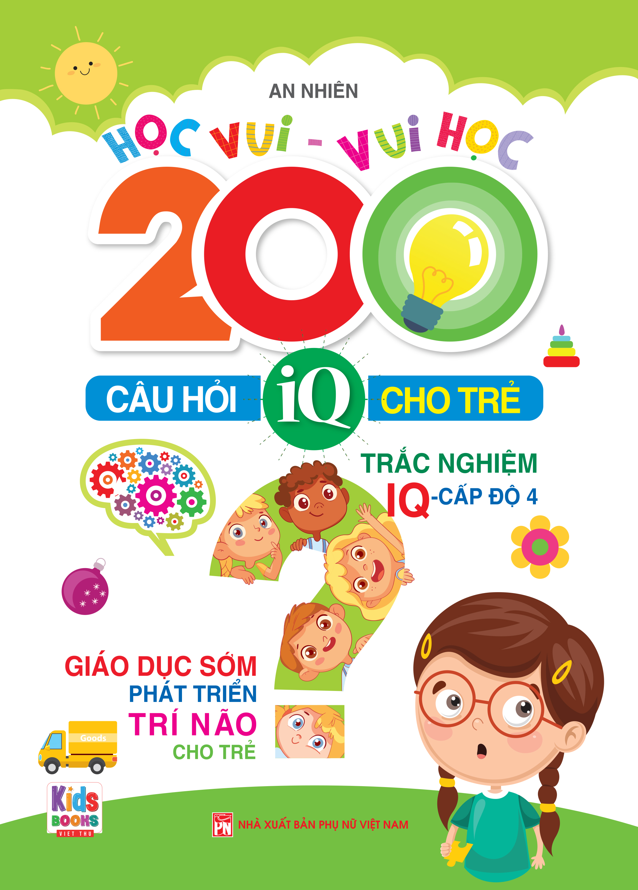 Trọn Bộ 4 Quyển 200 Câu Hỏi IQ Cho Trẻ Cấp Độ 1 Đến 4