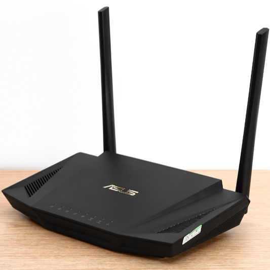 Bộ Phát Sóng Wifi Router Chuẩn Wifi 6 Băng Tần Kép Asus AX56U Đen - Hàng chính hãng