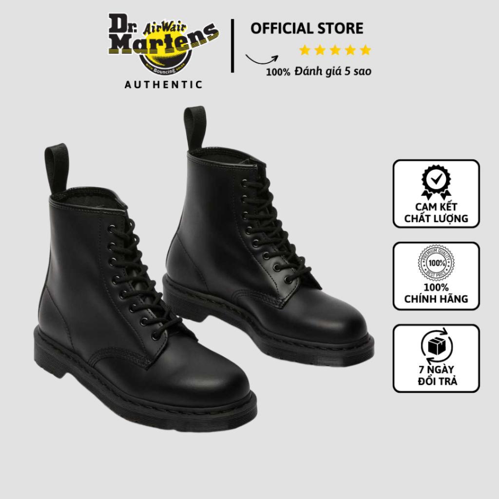 Giày Dr. Martens Hoàng Phúc  1460 MONO Smooth Leather Lace Up Boots Thời Trang Nữ Cao Cấp