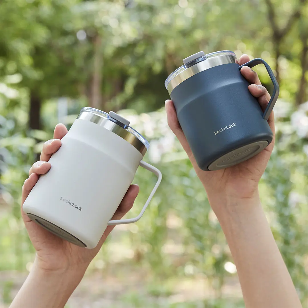 Ca Giữ Nhiệt Giữ Lạnh Lock&Lock Chất Liệu Thép Không Gỉ 475ml – Hàng Chính Hãng