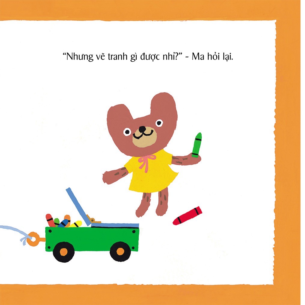 Sách Ehon Nhật Bản - Kun và Ma - Dành cho các bé từ 0-3 tuổi
