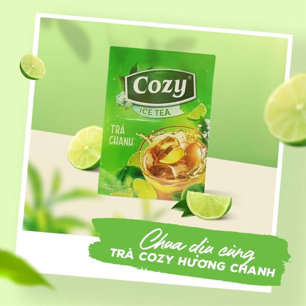 Cozy Icetea Chanh 16 gói x 15g Hộp
