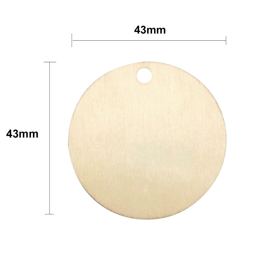 Bộ 25 Thẻ Gỗ Tròn Kèm Dây Rơm Tự Làm Trang Trí Đám Cưới