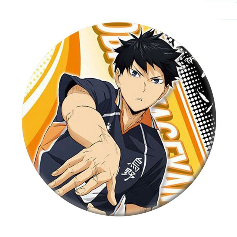 Combo 8 huy hiệu HAIKYUU - VUA BÓNG CHUYỀN anime