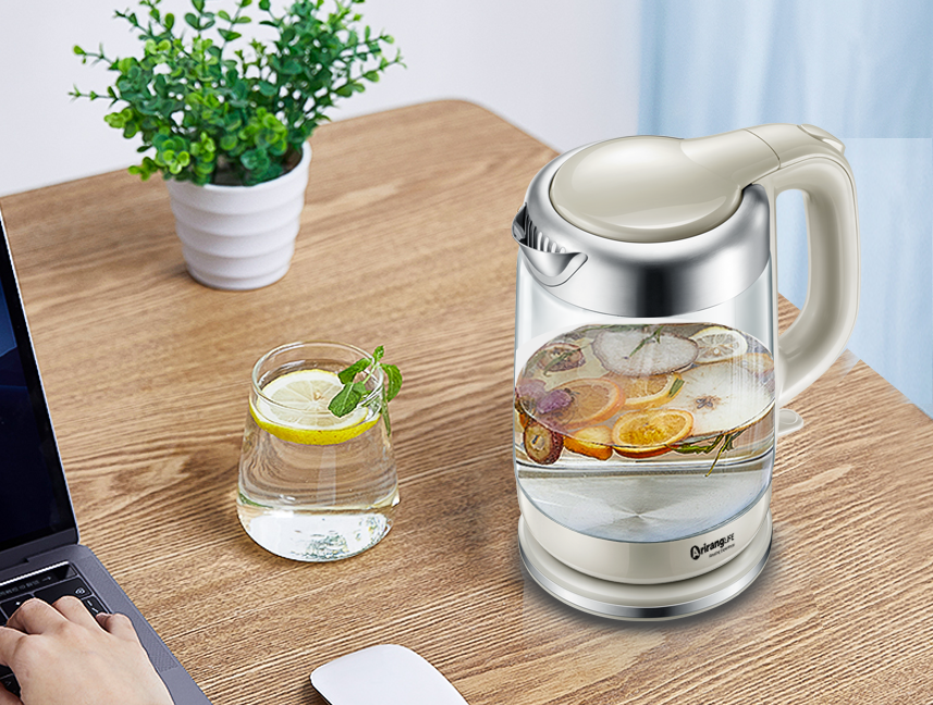 Ấm Đun Thủy Tinh Siêu Tốc Cao Cấp Đa Năng Ariranglife AL-A17G5 – màu xám (1,7 lít) - Ấm Đun Thủy Tinh Thông Minh Chịu Nhiệt - Bình đun thủy tinh siêu nhanh cao cấp đa năng, có thể đun nước, pha trà, pha sữa, pha mì, tự ngắt điện khi sôi, an toàn sức khỏe