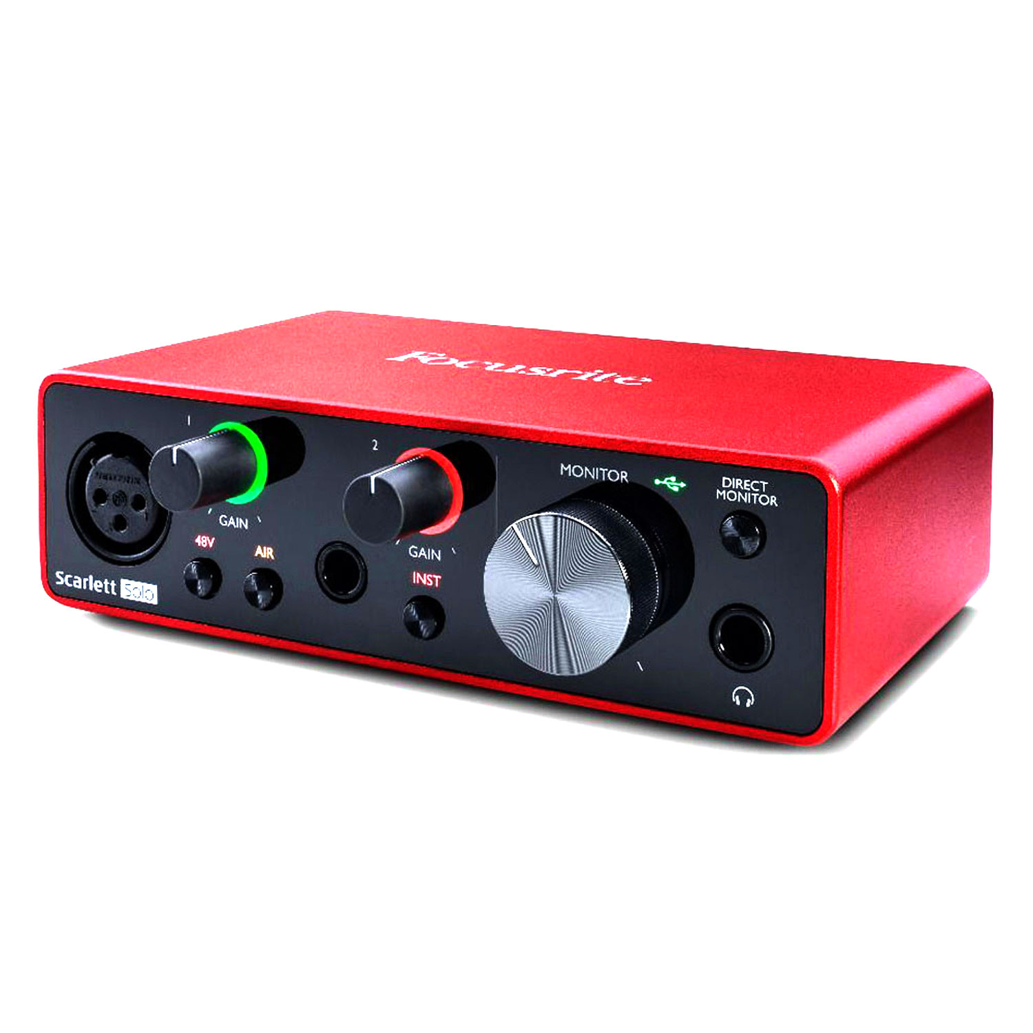 Focusrite Scarlett Solo Gen 3 Sound Card Âm Thanh Hàng Chính Hãng - Focus USB Audio Interface SoundCard (3rd - Gen3) - Kèm Móng Gẩy DreamMaker