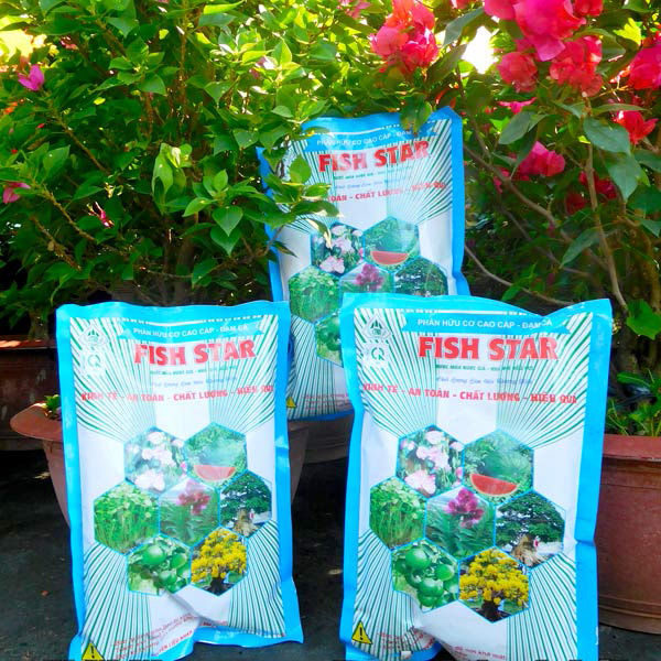 Phân hữu cơ cao cấp đạm cá Fish Star 1kg