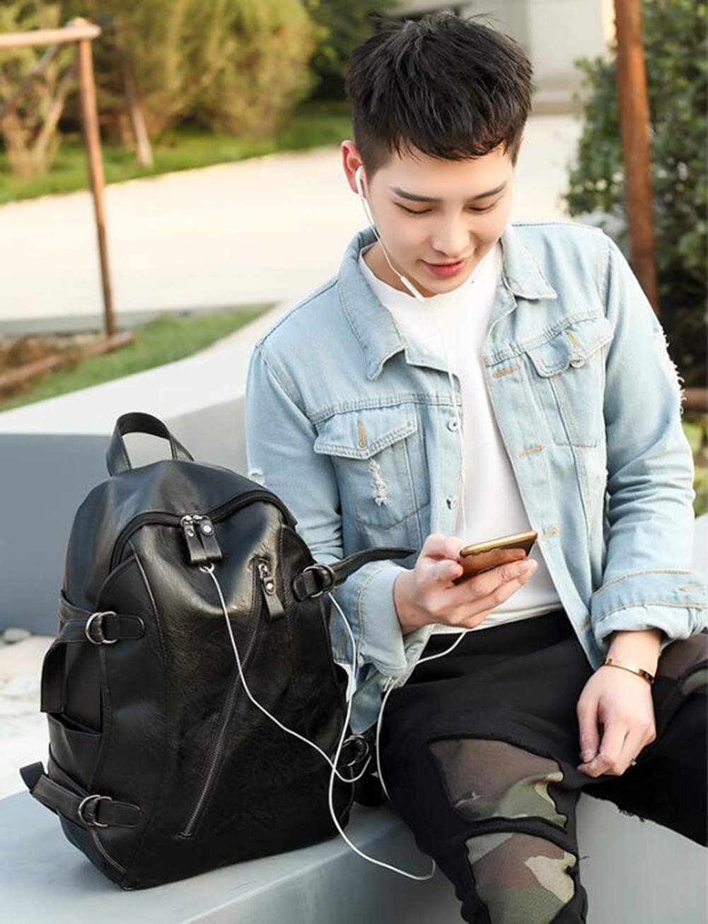 Balo thể thao da nam mẫu mới công nghệ Outdoor Backpack ES1948