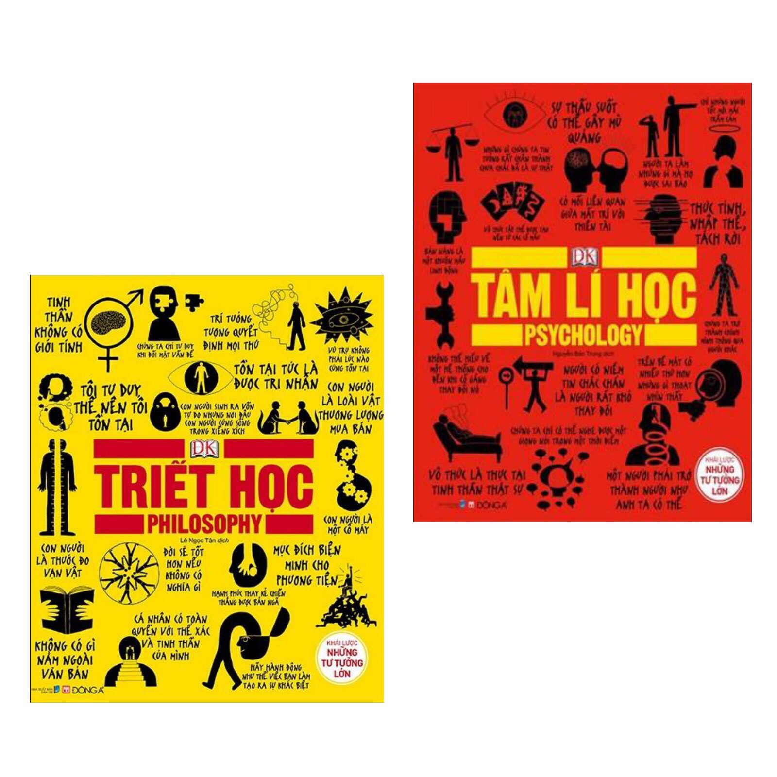 Combo Những Bài Học Cuộc Sống Và Kinh Doanh: Triết Học - Khái Lược Những Tư Tưởng Lớn + Tâm Lí Học - Khái Lược Những Tư Tưởng Lớn
