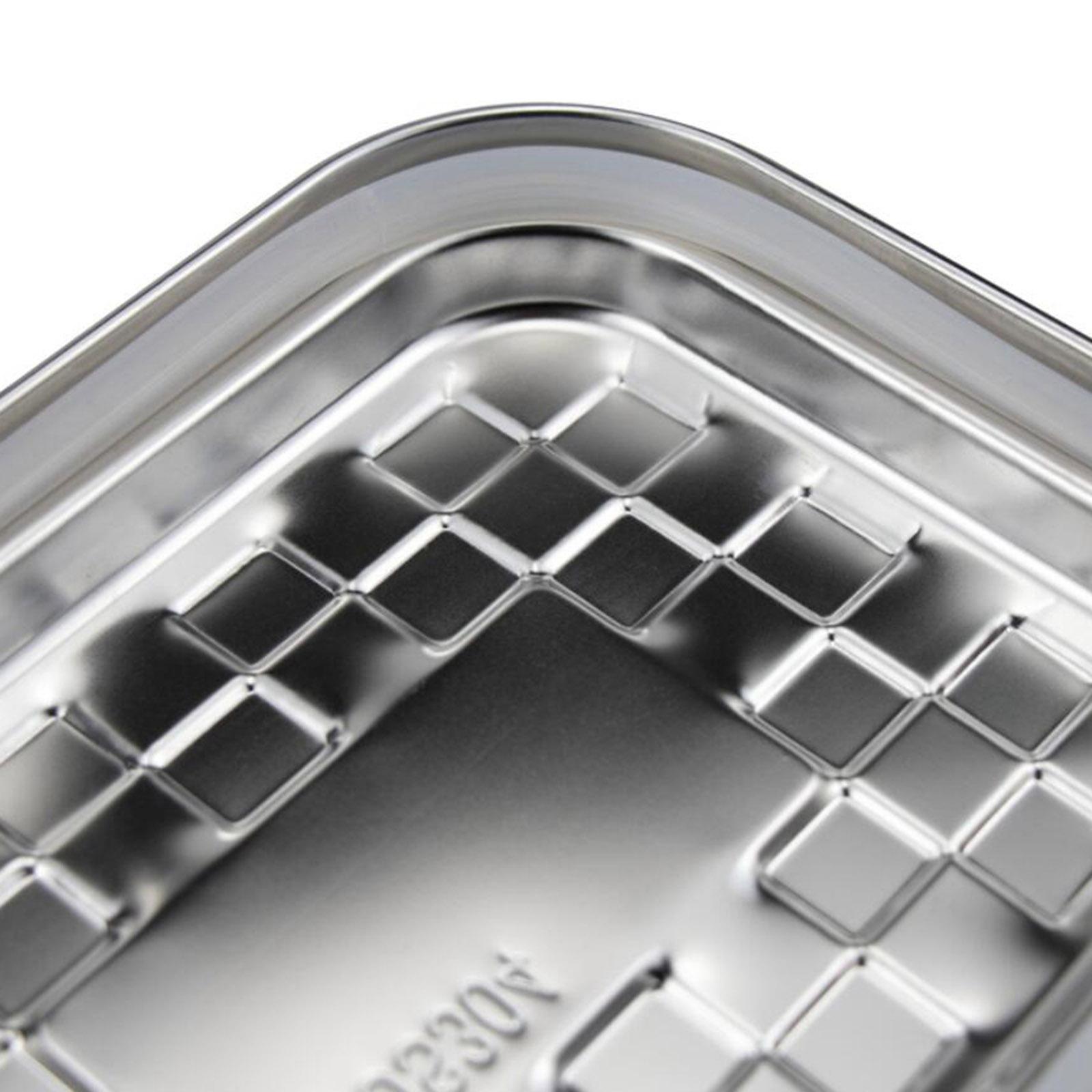 Stainless Steel Lunch Box 2 Layer Bento Box Portable Food Container Storage