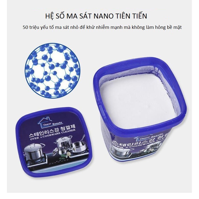 Kem Tẩy Rửa Đa Năng Nhà Bếp Vệ Sinh Nhà Cửa Oven Cookware Cleaner 500g