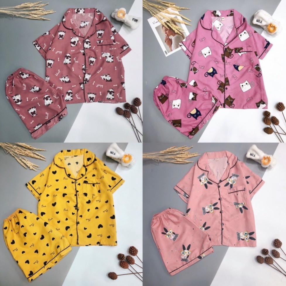 đồ ngủ pyjama-Bộ Ngủ Pijama bảng màu mới nhất