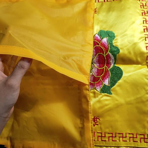 Túi vải Phật giáo SIÊU TIỆN 35cm 2 lớp satin