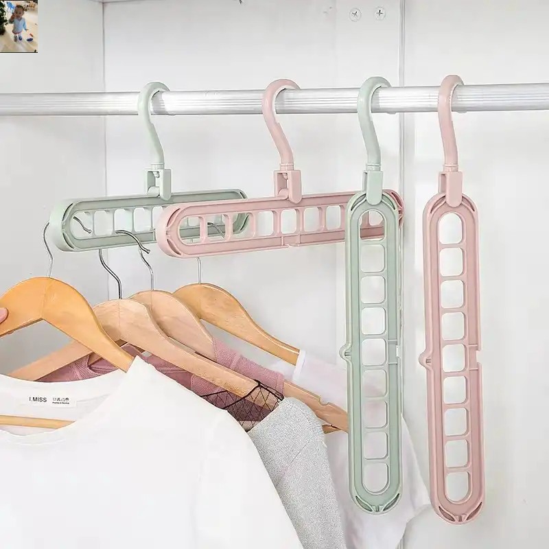 Móc Treo Quần áo Đa Năng 9 Lỗ Tiết Kiệm - MO57