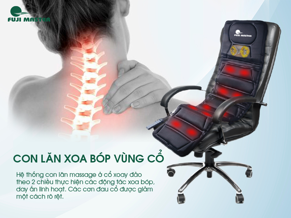 Nệm mát xa, nệm massage toàn thân Fuji Master FJM-2633 - Hàng chính hãng