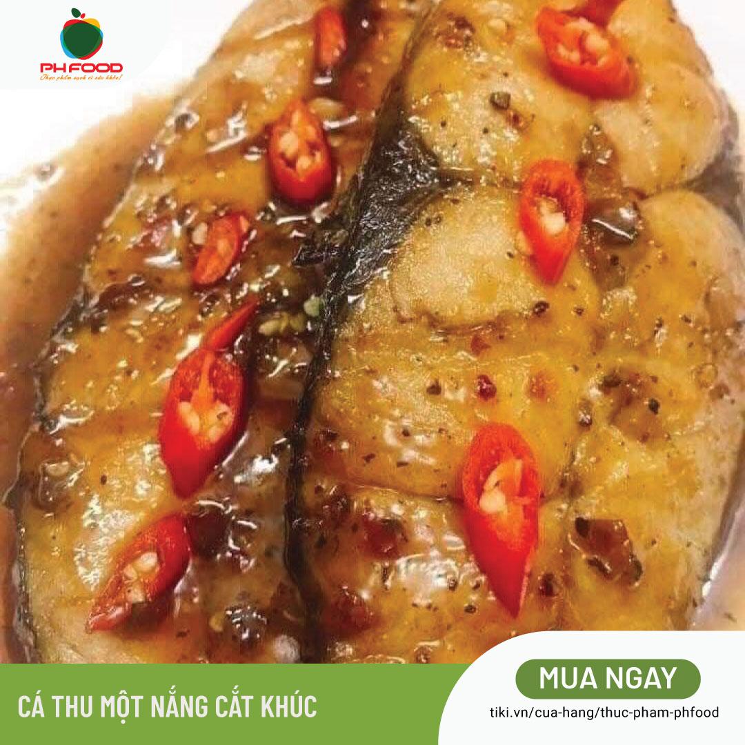 - Cá Thu Một Nắng Cắt Khúc - 1Kg 2 Khúc - Hút Chân Không