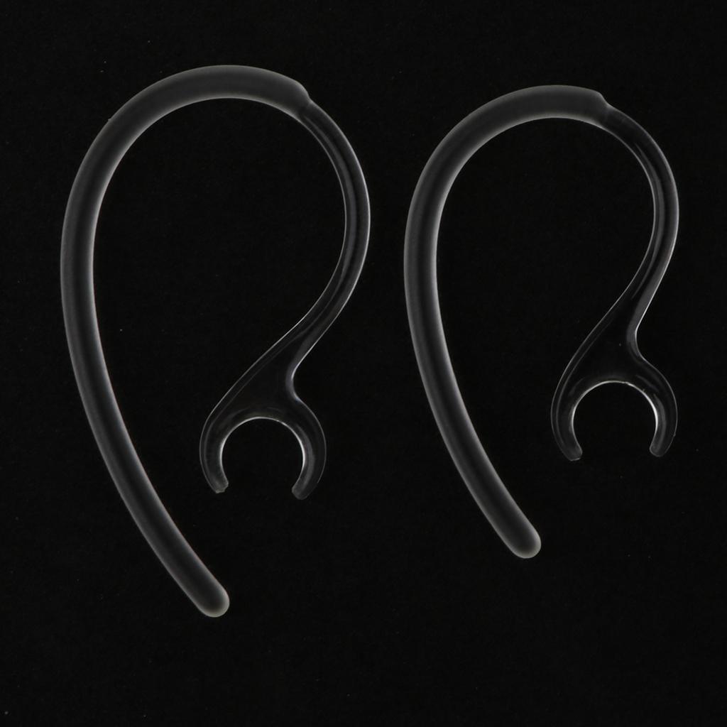 2X 10 Pieces Replacement Earhook Ear Earloop Clip For Headset clear