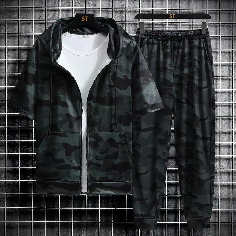 Set Quần Dài Và Áo Hoodie Thời Trang Phong Cách Hàn Quốc Cho Nam / Size M-3Xl