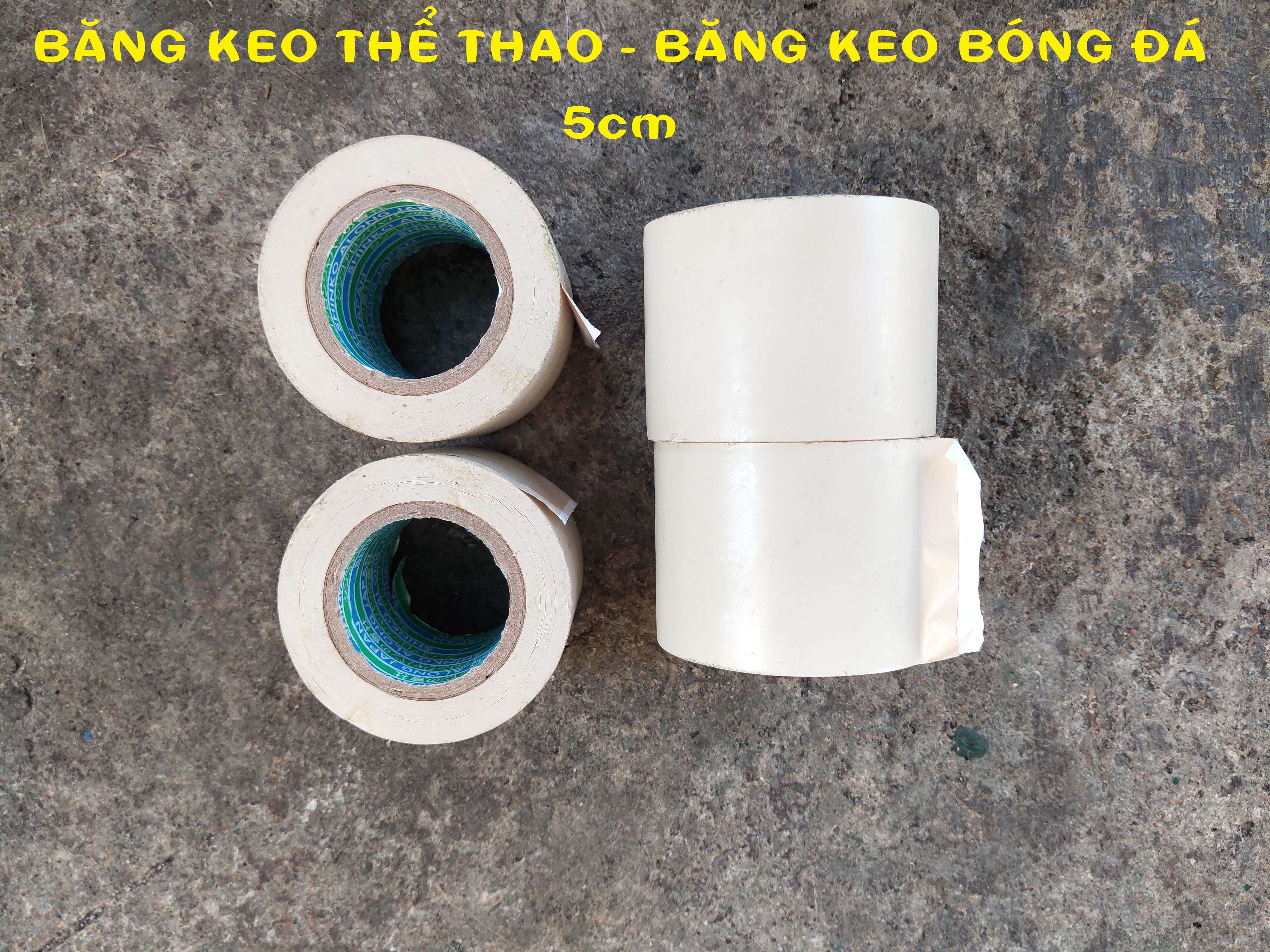 Băng Keo Bóng Đá - Băng Keo Quấn Cơ - Băng Keo Thể Thao Bản 5cm