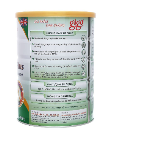  Sữa bột Gigo GIAN Plus 900 gr 