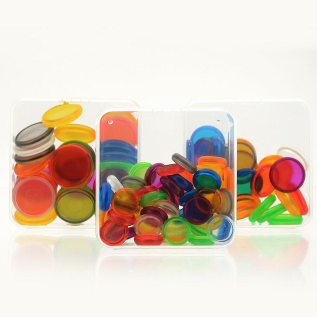 Pack Of 30 Plastic Discs Binding Holder DIY Buckle Notebook Stationery Accs