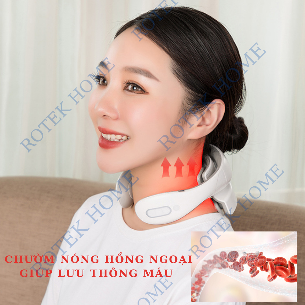 Máy Massage Cổ Vai Gáy, Mát Xa Rung Động Cơ Học Đấm Bóp Trị Liệu Nhức Mỏi JT88