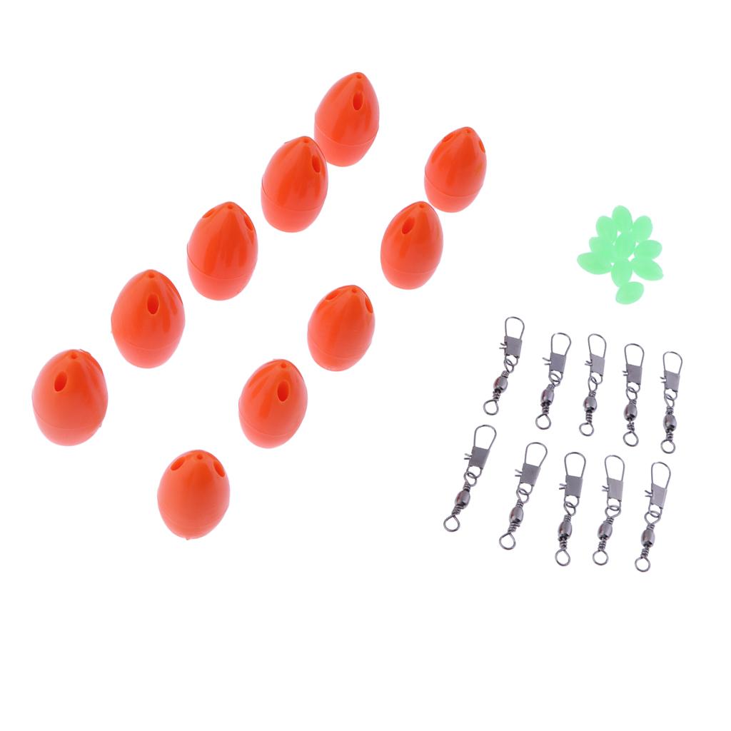 10 Pieces Bombarda Sbirolino Floating Trout Pose Fly Fishing Floats Orange