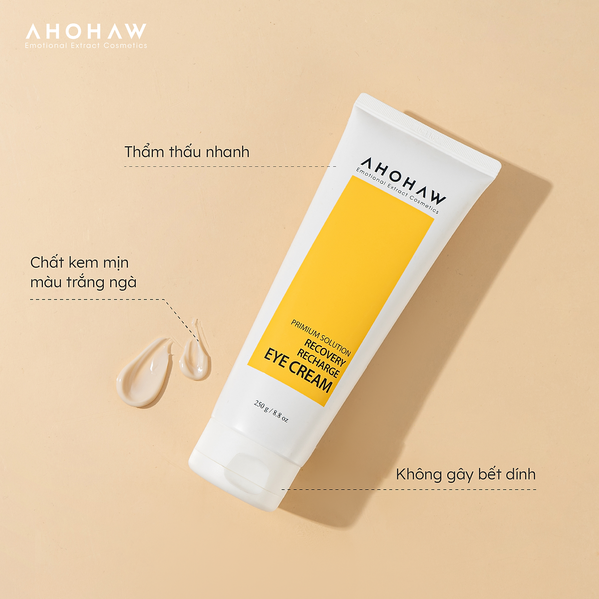 Kem Dưỡng Mắt Cao Cấp Ahohaw Premium Solution - Hàng Chính Hãng