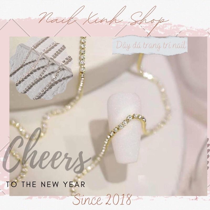 Dây xích đá nail trang trí móng