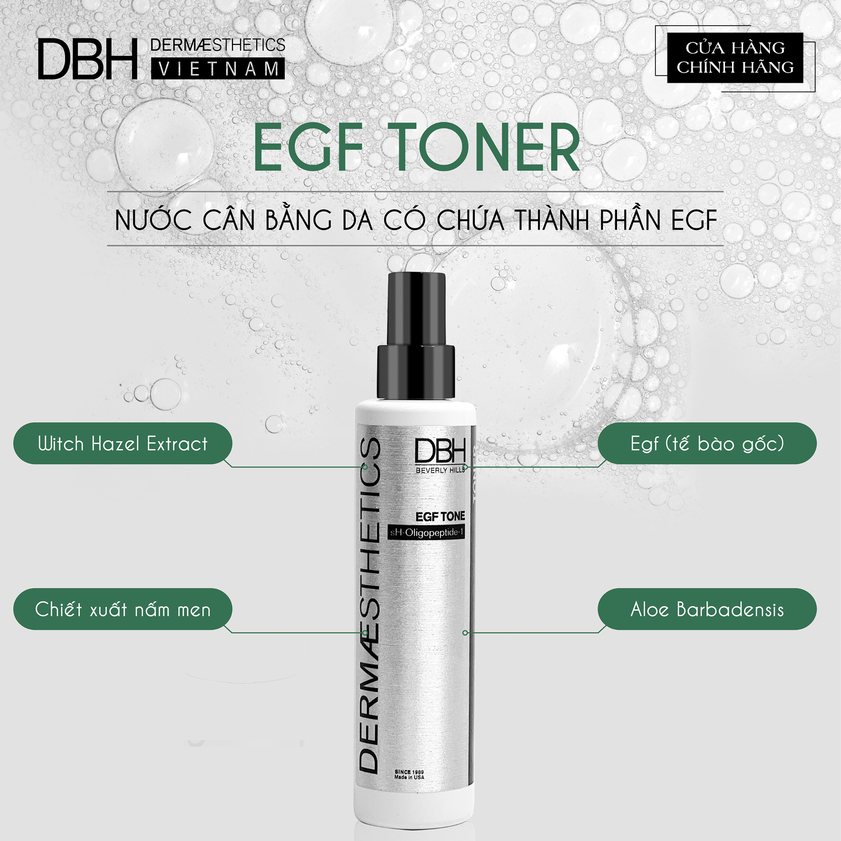 NƯỚC CÂN BẰNG DA EGF TONER 6.0 OZ