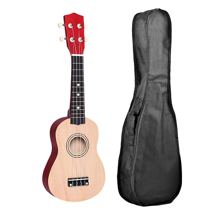 Combo Đàn Ukulele Soprano Mặt Gỗ KBD 33A15- Go + Bao Đàn