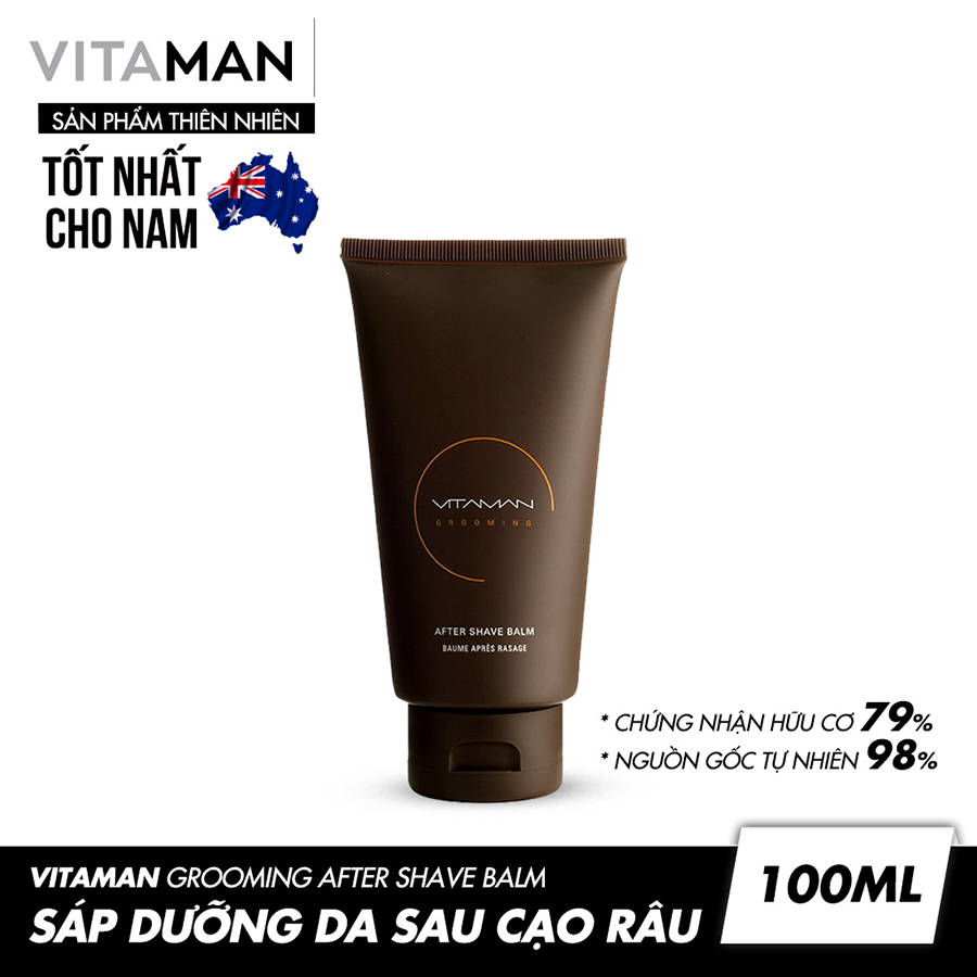 Sáp Dưỡng Da Sau Cạo Râu Vitaman Grooming After Shave Balm 100ml