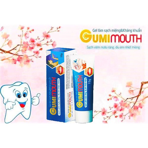 GEL LÀM SẠCH MIỆNG &amp; KHÁNG KHUẨN GUMIMOUTH (15g)