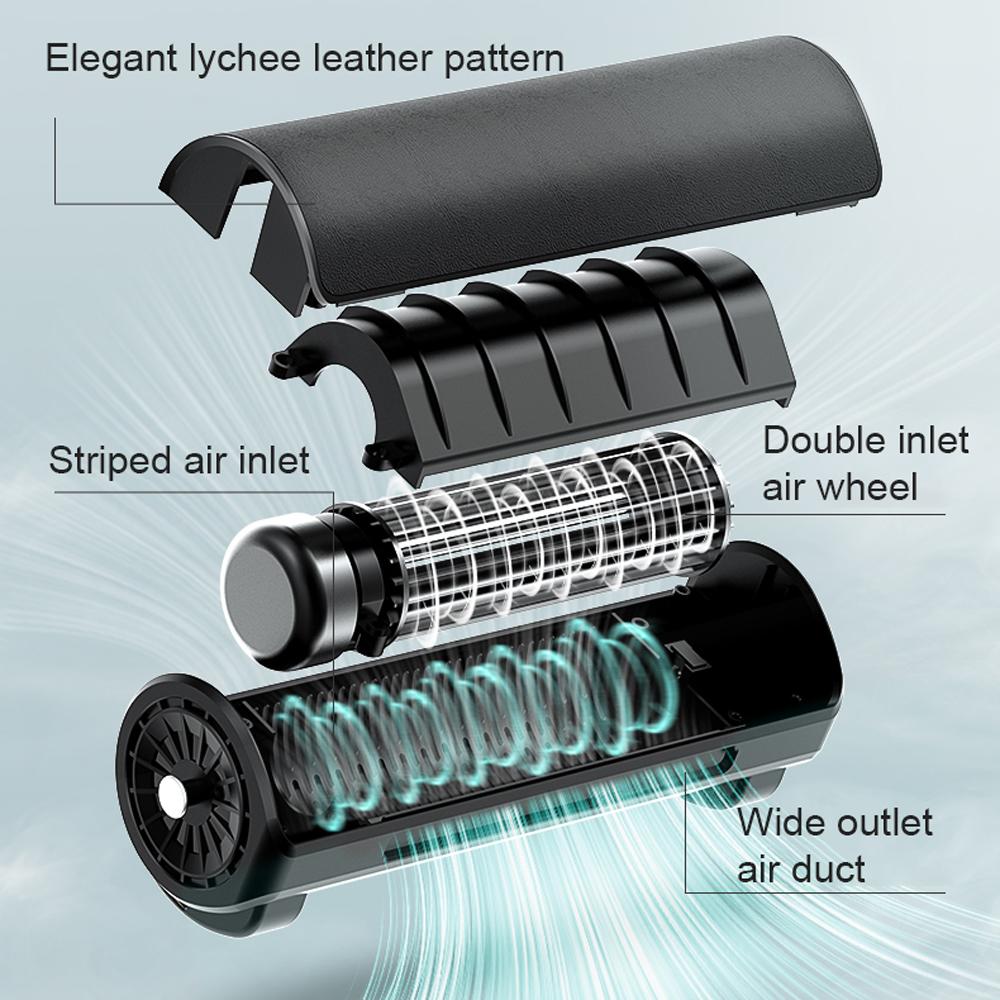 Car Seat Ventilation Fan USB Cooling Fan Air Circulation Electric Fan Low Noise with 3 Adjustable Wind Speeds Switch for Car Truck SUV