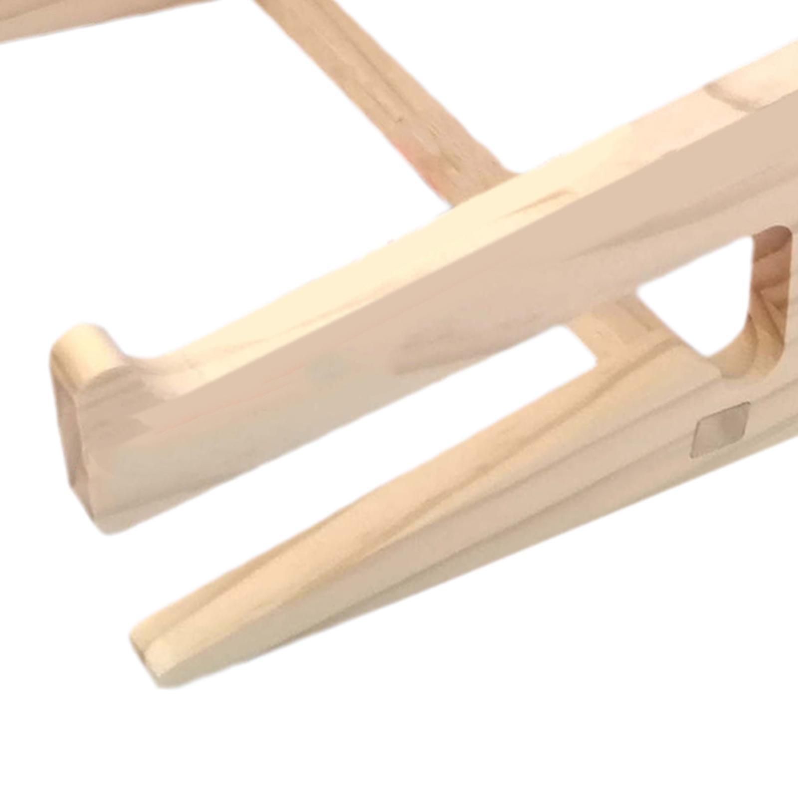Wooden Laptop Stand Vertical Heightening Stand Detachable Lightweight Computer Stand for Desk