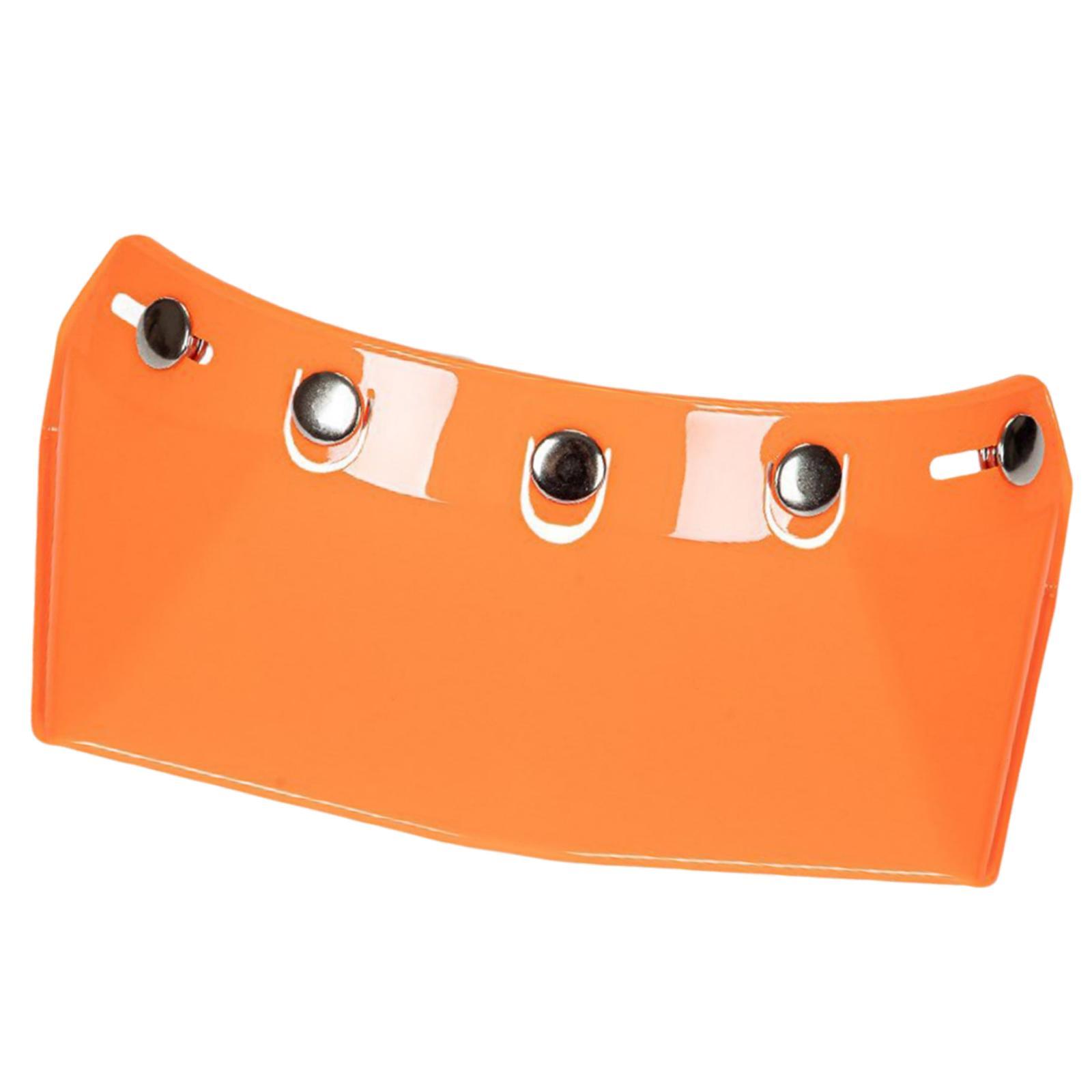 5-Snap Visor Peak Replace for Motorcycle Durable Black