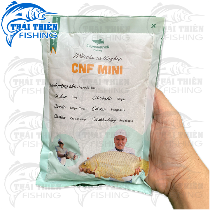 Mồi Câu Cá Tổng Hợp Cám CNF Mini Chung Nguyễn Fishing Gói 300g Dùng Câu Chép, Trôi, Trắm, Phi