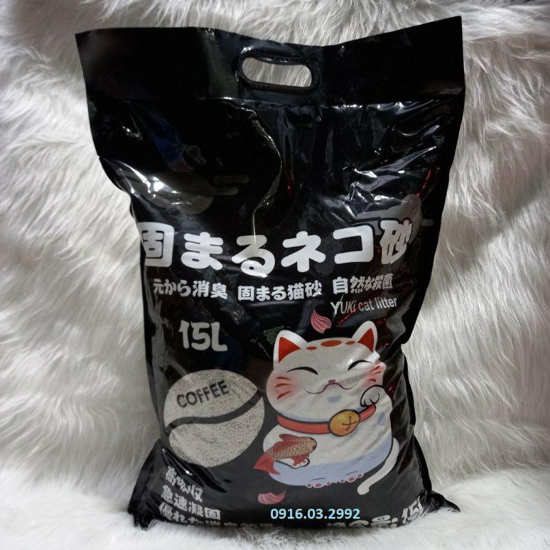 Cát vệ sinh nhật bản cho mèo yuki túi 15l