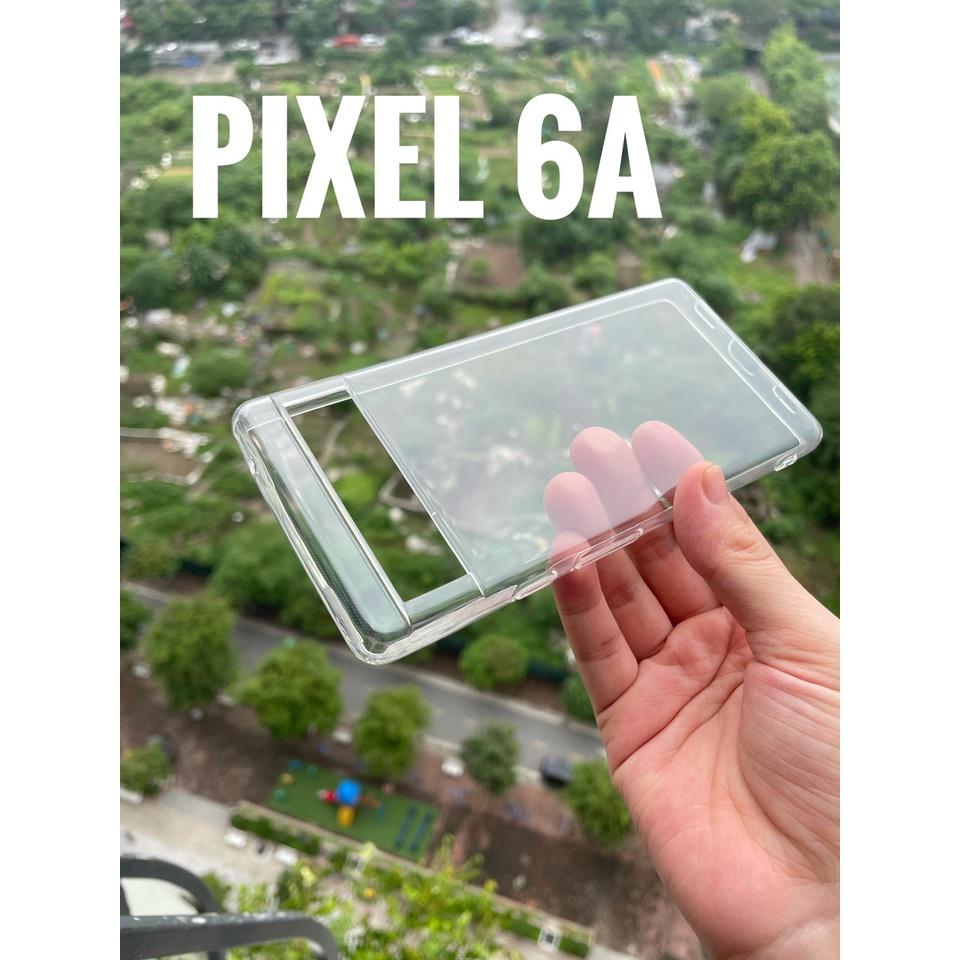 Ốp lưng Silicon Gor cho Google Pixel 6A trong suốt Hàng nhập khẩugo