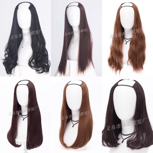KẸP TÓC GIẢ NỬA ĐẦU CHỮ U CÁC LOẠI