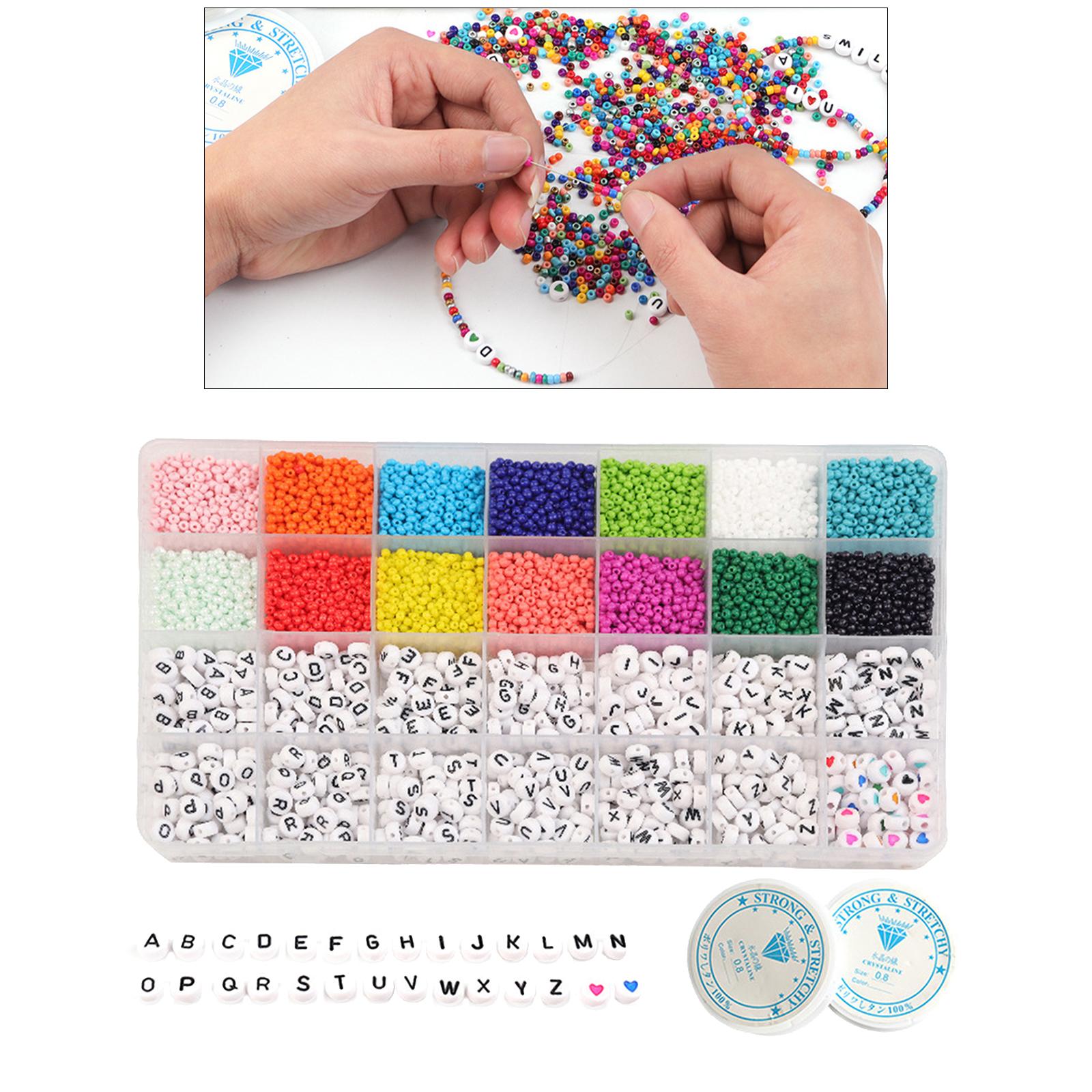 3mm Glass Seed Bead Small Spacer Beads DIY Necklace Jewelry Making Supplies
