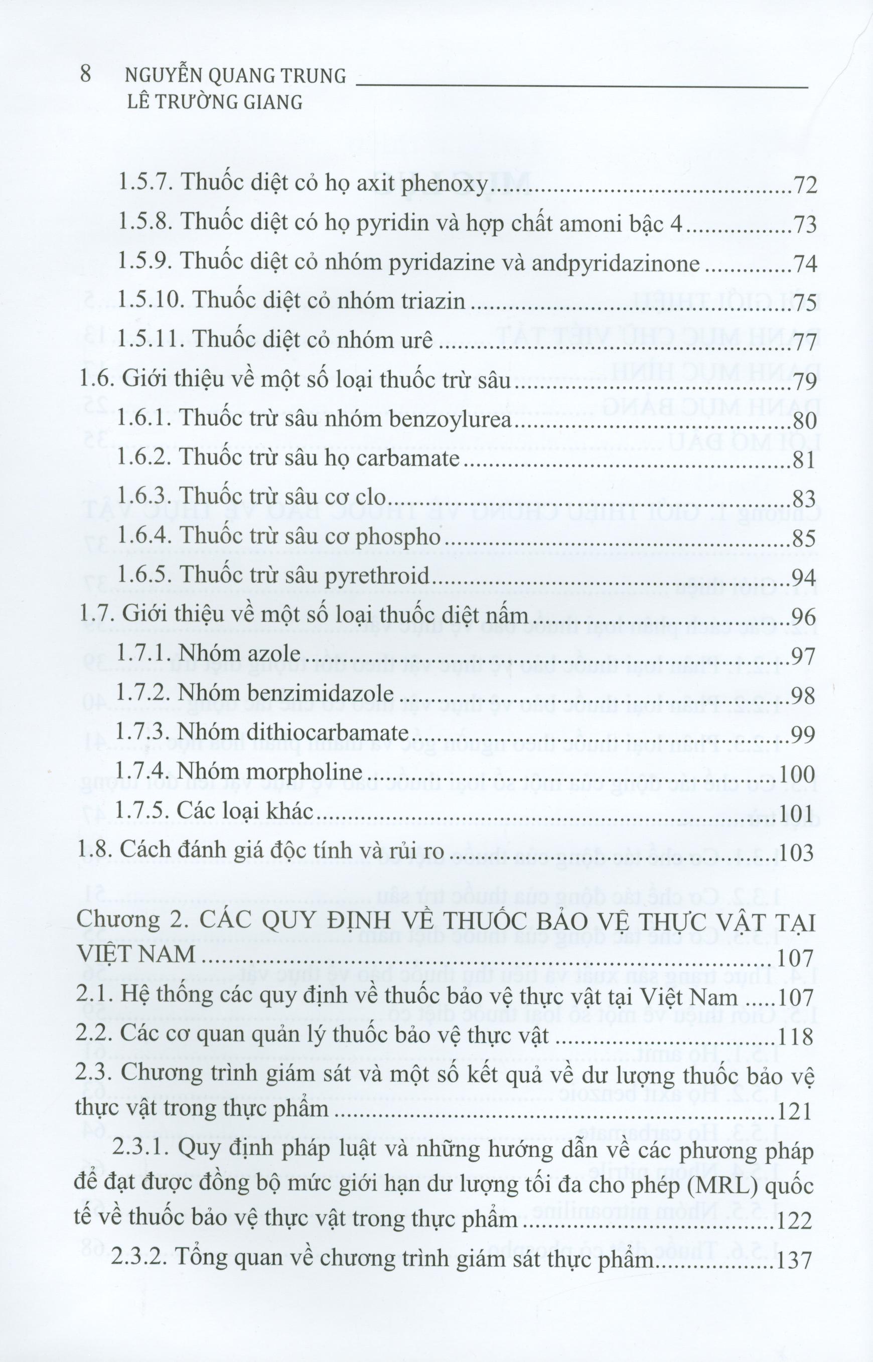 Phân Tích Thuốc Bảo Vệ Thực Vật Trong Thực Phẩm