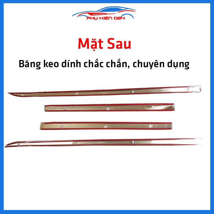 Bộ ốp nẹp sườn CX5, CX-5 2018-2019-2020-2021-2022 mạ crom trang trí làm đẹp xe