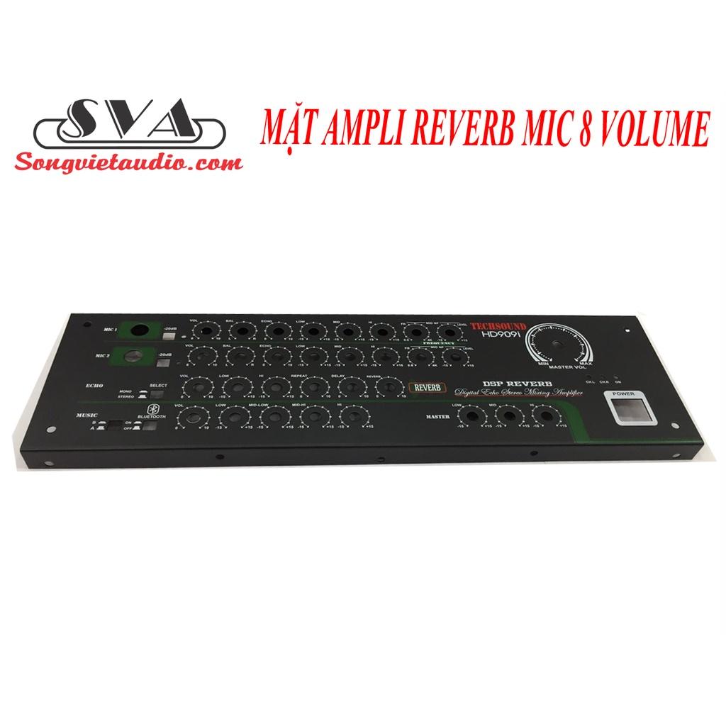 MẶT AMPLI REVERB MIC 8 VOLUME