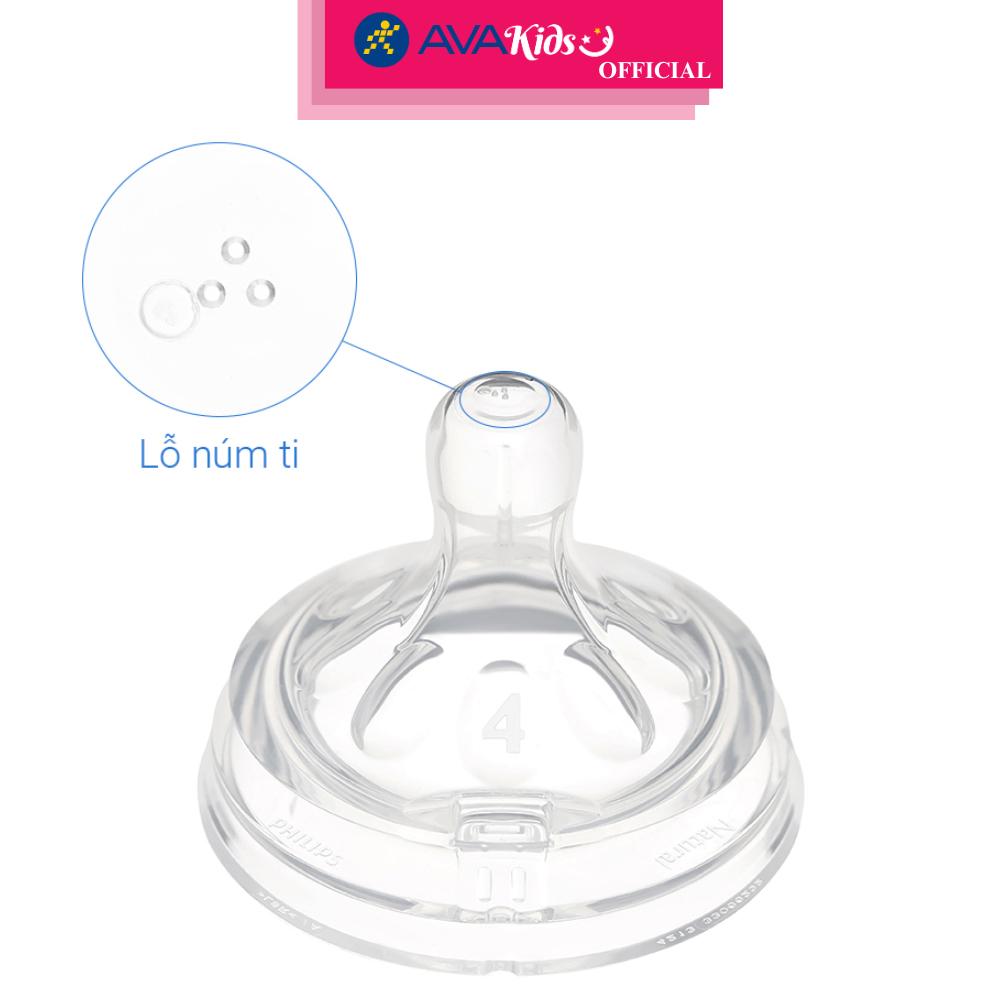 Bình sữa nhựa PPSU Philips Avent SCF583/10 cổ rộng 330 ml (từ 6 tháng) - Hàng Chính Hãng