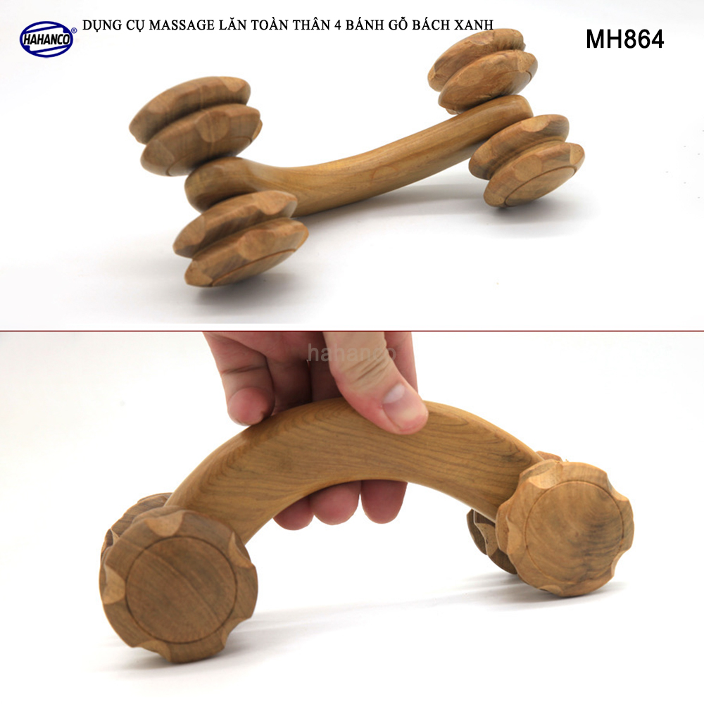 Dụng cụ lăn massage toàn thân 4 bánh đa năng (MH864) Hỗ trợ giảm đau nhức xương khớp - Chăm sóc sức khỏe