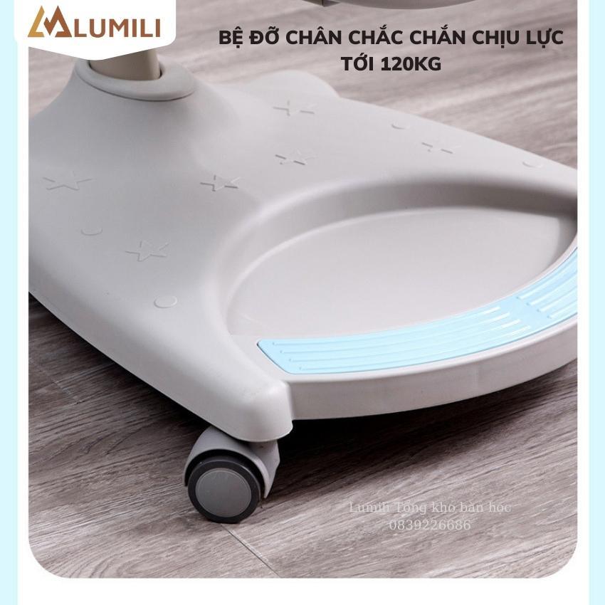 Ghế học sinh chống gù công thái học cao cấp Lumili F04 mới, ghế trẻ em thông minh cho bé chống cận thị